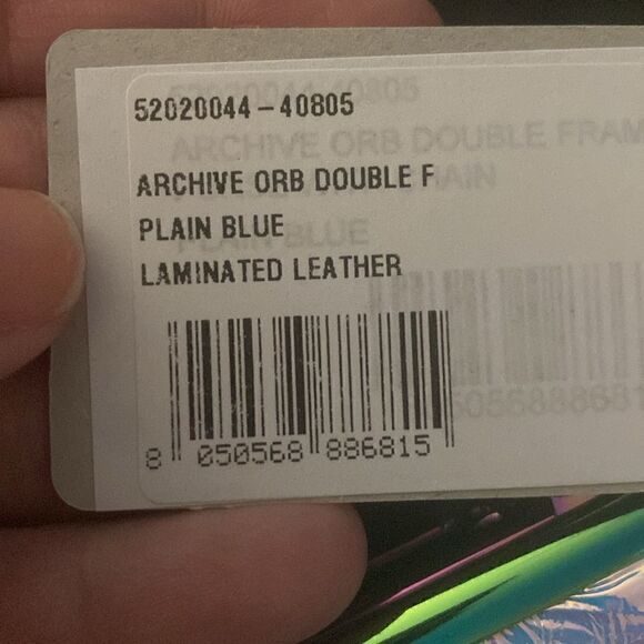 NWT Vivienne Westwood Archive Orb Double Frame Iridescent Pink Crossbody Purse - Picture 12 of 14